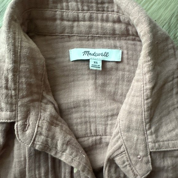 Madewell dusty rose button up - Picture 4 of 4